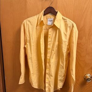 Abercrombie & Fitch Men's Button-Down Shirt in Yellow
